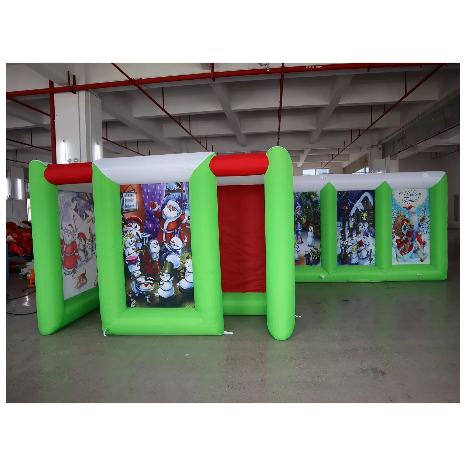 Outdoor Adventure Kids Party - متاهة قابلة للنفخ كبيرة مفتوحة من
