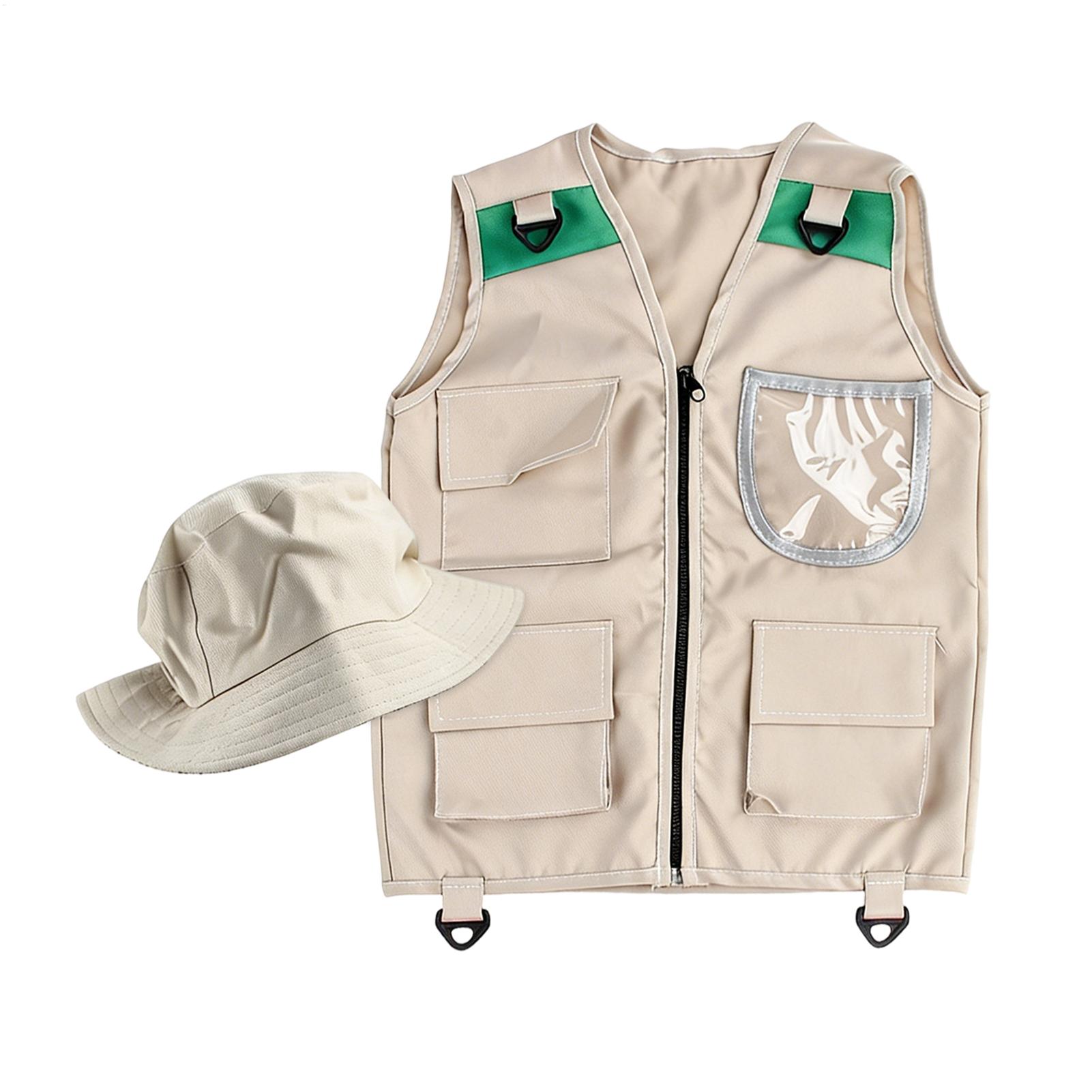 Outdoor Adventure Kids Party - طقم زي تنكري للأطفال: سترة وقبعة،
