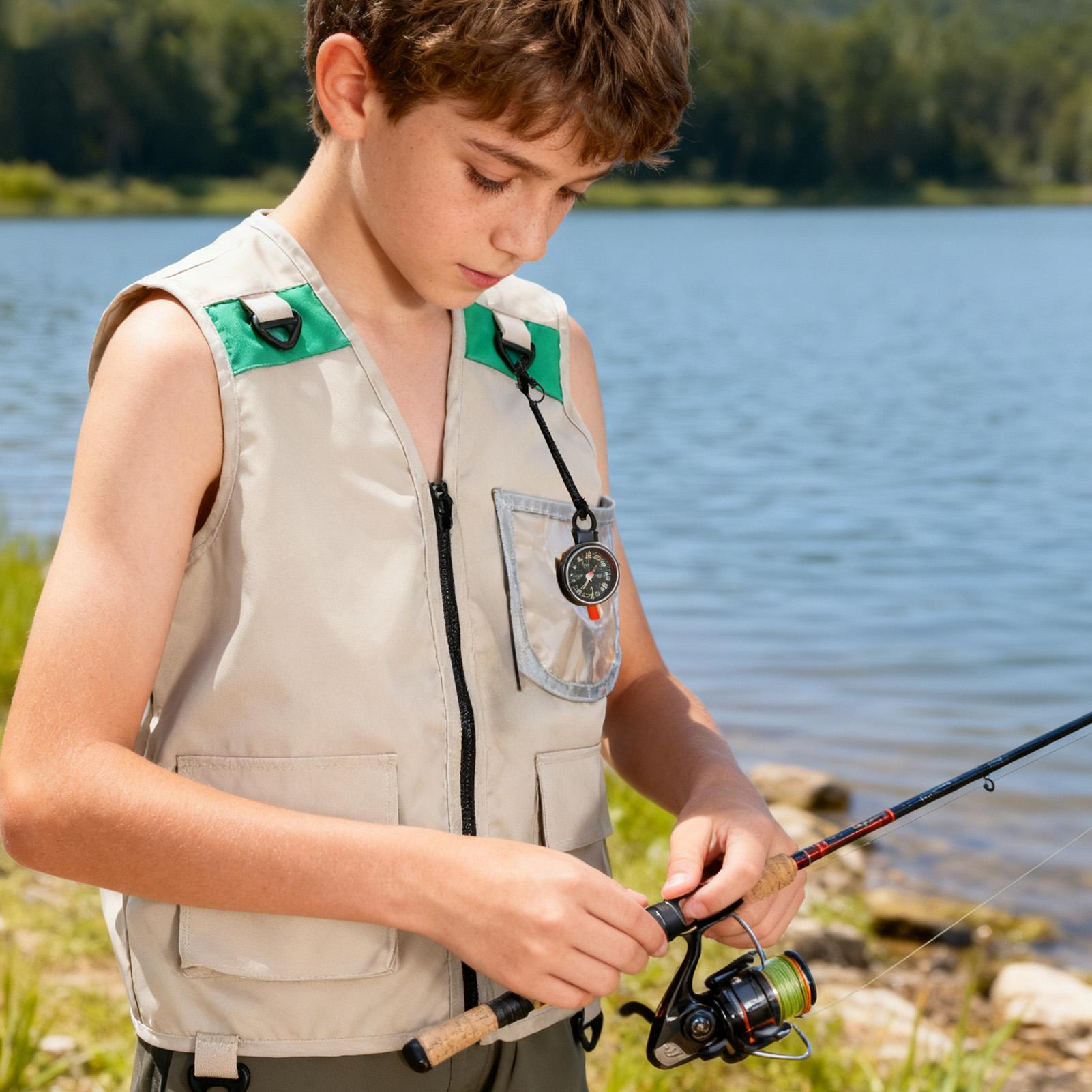 Outdoor Adventure Kids Party - سترة صيد للأطفال، سترة استكشافية، ملابس
