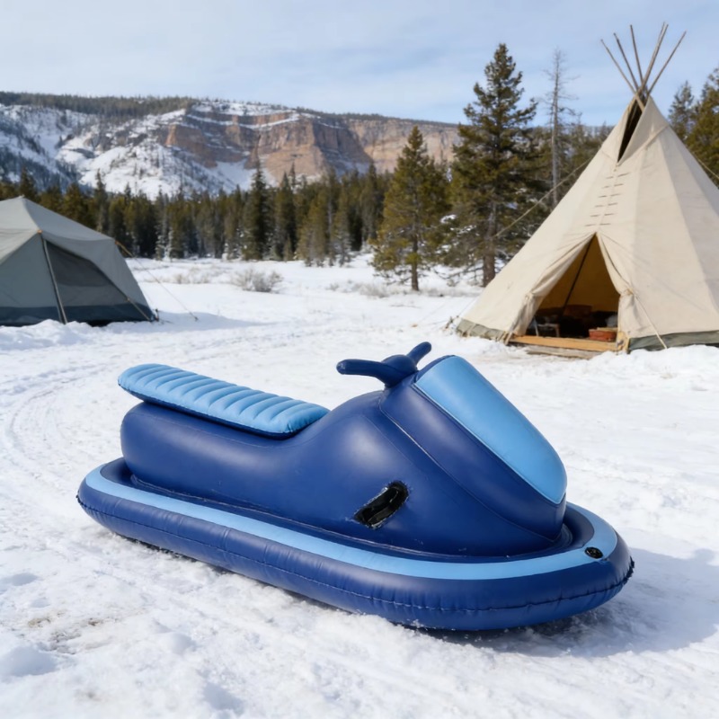 أنابيب ثلجية قابلة للنفخ شديدة - مراجعة Outdoor Adventure Youtube وسعره